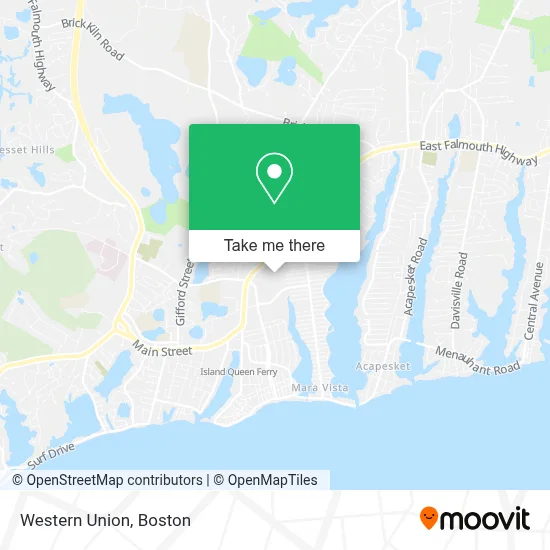 Western Union map
