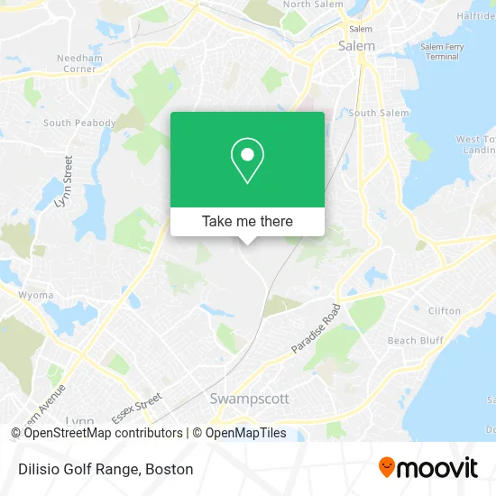 Dilisio Golf Range map