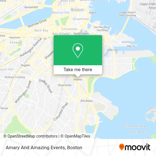 Amary And Amazing Events map