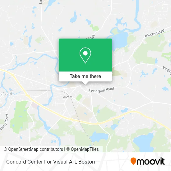 Concord Center For Visual Art map