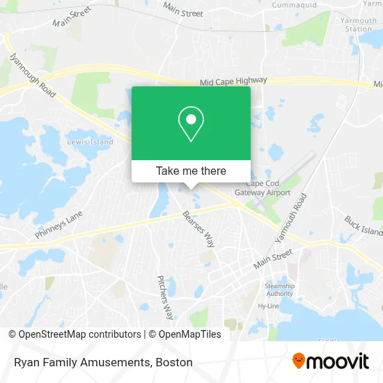Ryan Family Amusements map