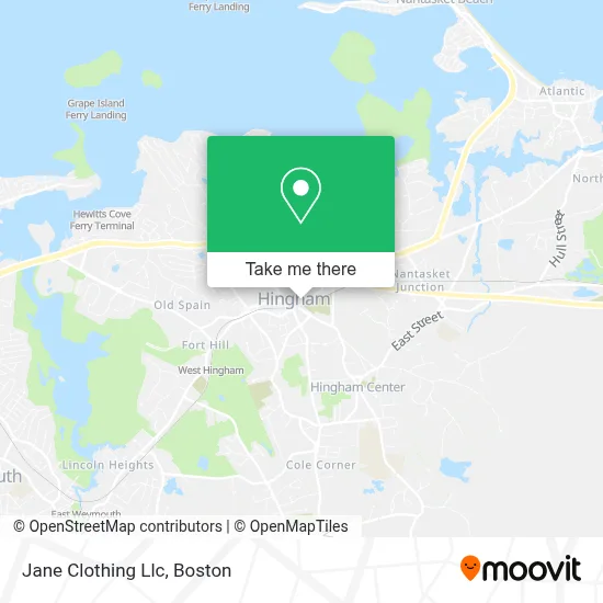 Jane Clothing Llc map