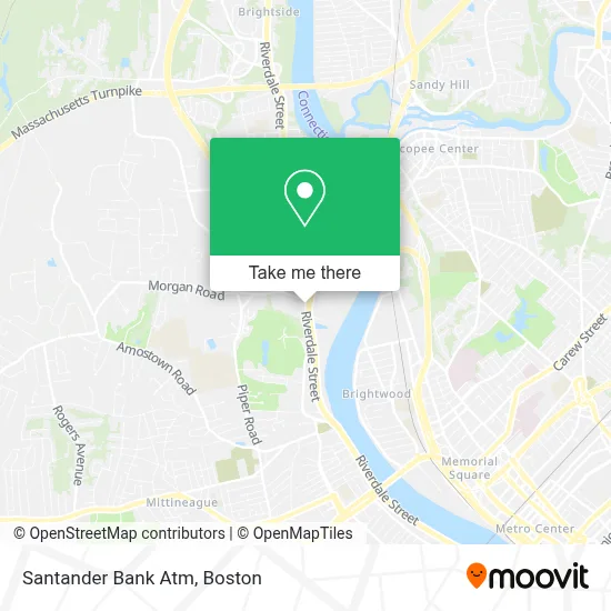 Santander Bank Atm map