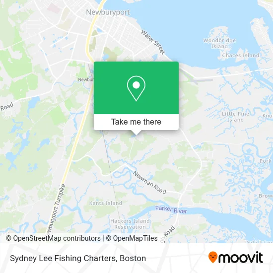 Sydney Lee Fishing Charters map