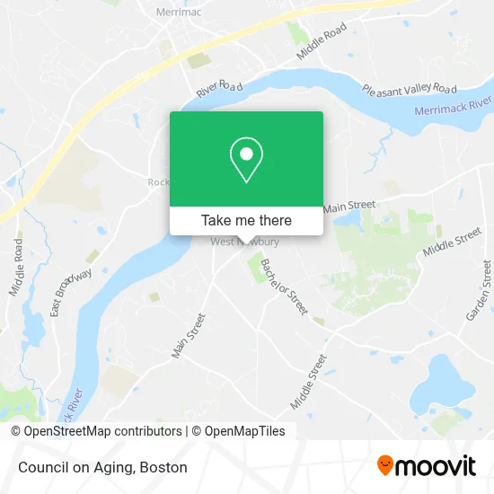 Council on Aging map