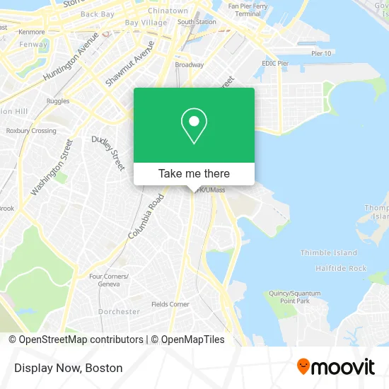 Display Now map