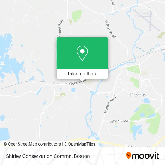 Shirley Conservation Commn map