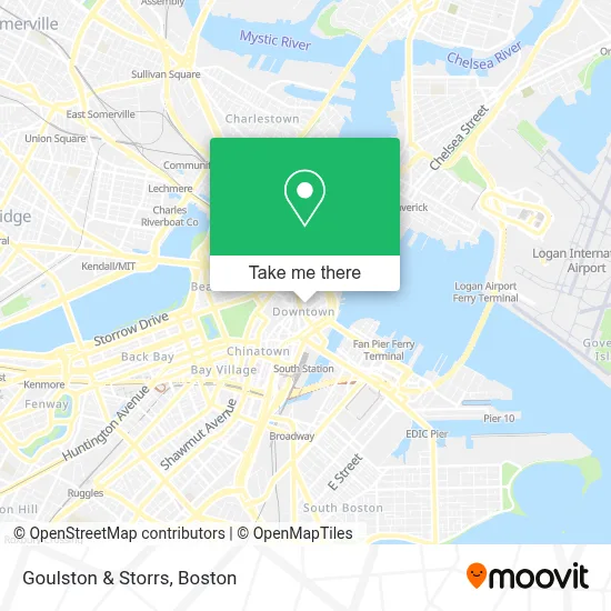 Goulston & Storrs map