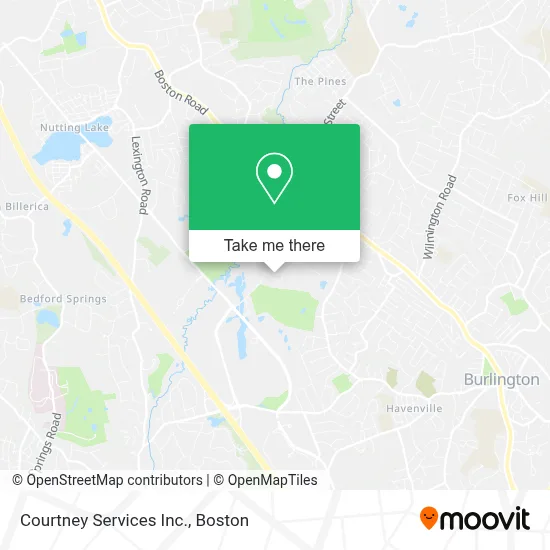 Courtney Services Inc. map