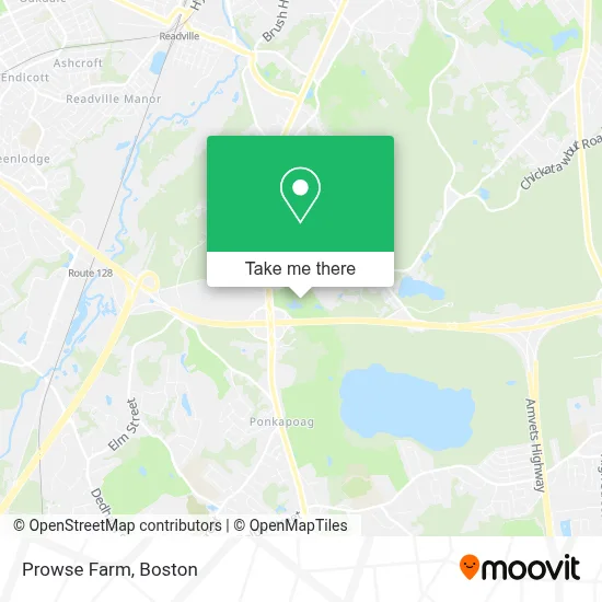 Prowse Farm map