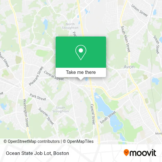 Ocean State Job Lot map