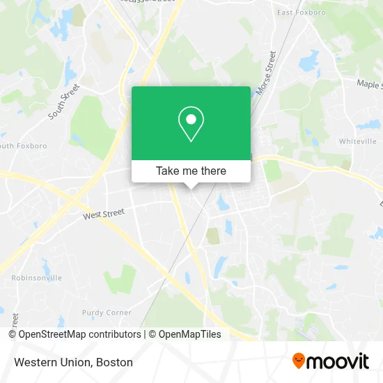 Western Union map