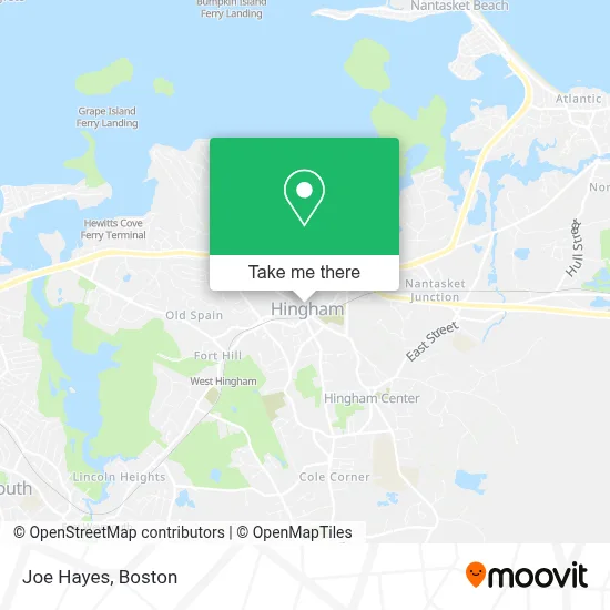 Joe Hayes map
