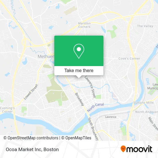 Ocoa Market Inc map