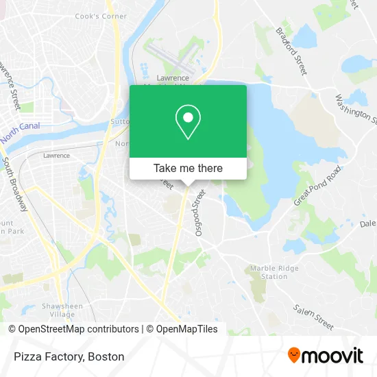 Pizza Factory map