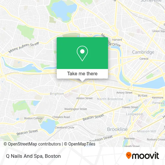 Q Nails And Spa map