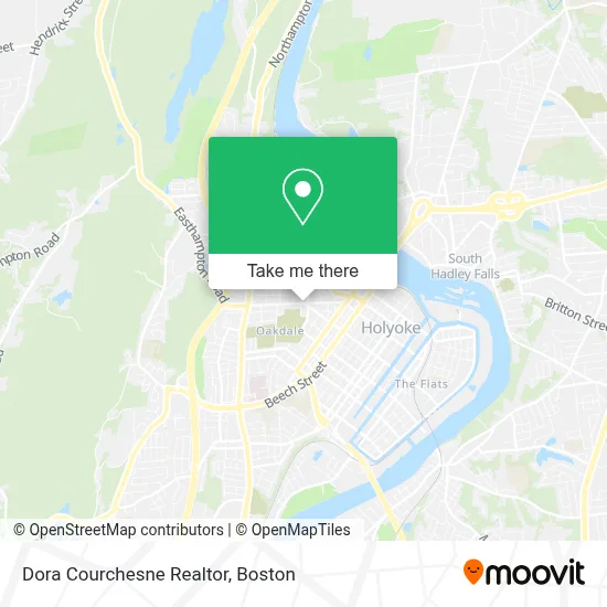 Dora Courchesne Realtor map