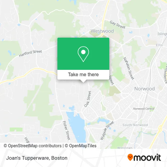 Joan's Tupperware map