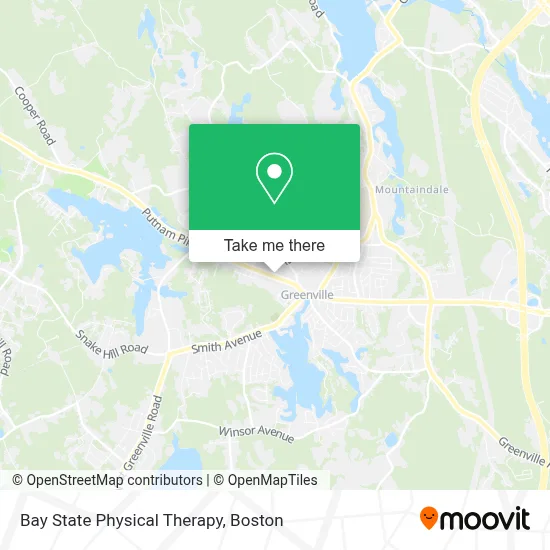 Bay State Physical Therapy map
