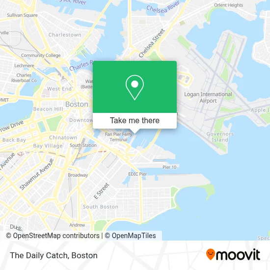 The Daily Catch map