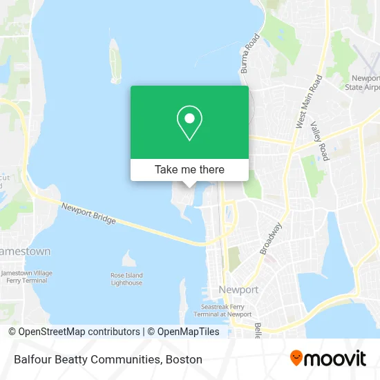 Balfour Beatty Communities map