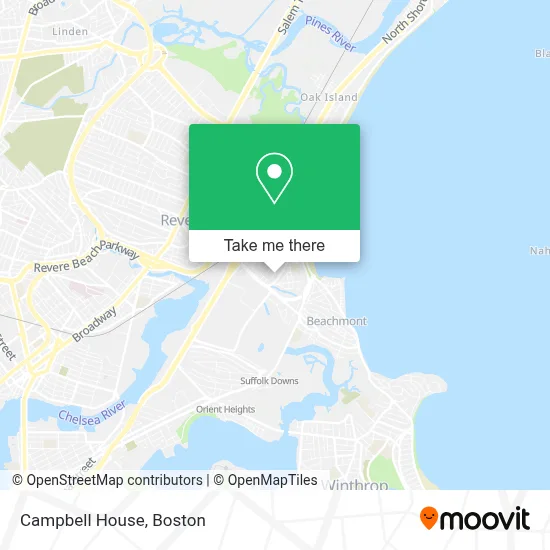 Campbell House map