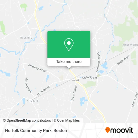 Norfolk Community Park map