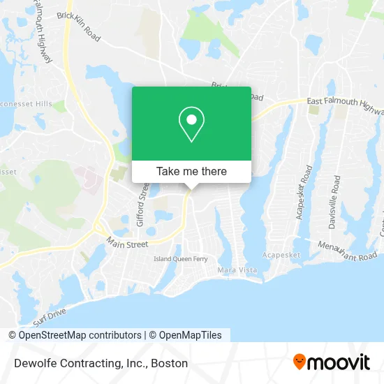 Dewolfe Contracting, Inc. map