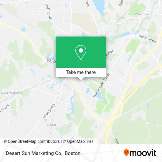 Desert Sun Marketing Co. map