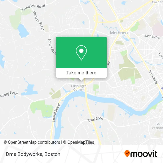 Dms Bodyworks map