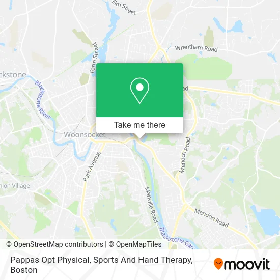 Pappas Opt Physical, Sports And Hand Therapy map