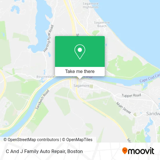C And J Family Auto Repair map