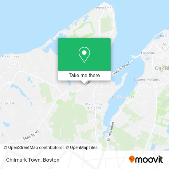 Chilmark Town map