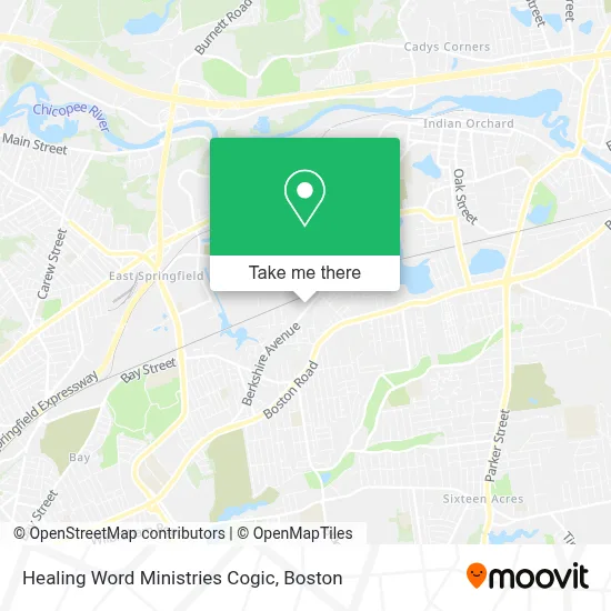 Healing Word Ministries Cogic map