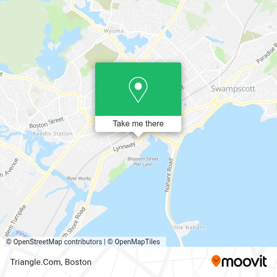 Triangle.Com map