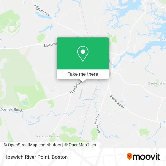 Ipswich River Point map