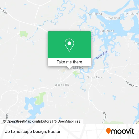 Jb Landscape Design map