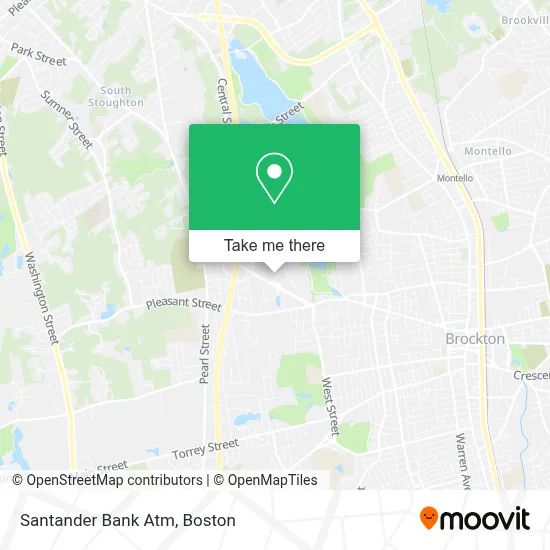 Santander Bank Atm map