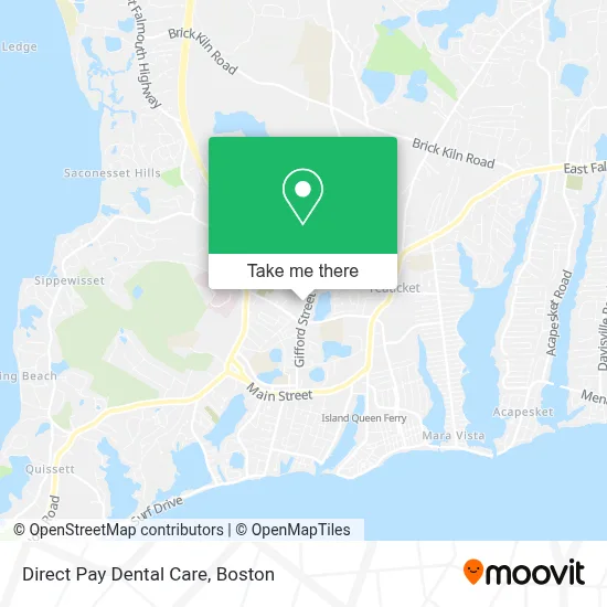 Direct Pay Dental Care map