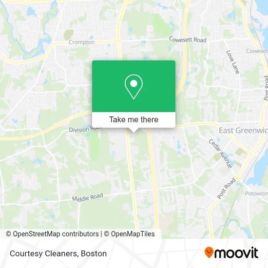 Courtesy Cleaners map