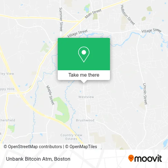 Unbank Bitcoin Atm map