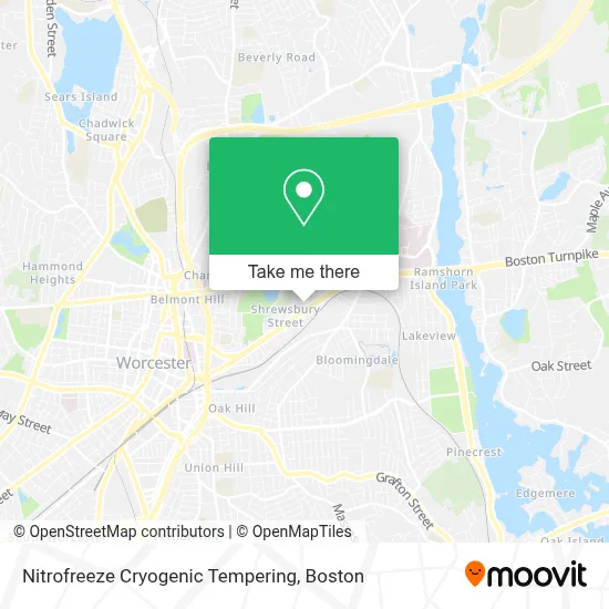Nitrofreeze Cryogenic Tempering map