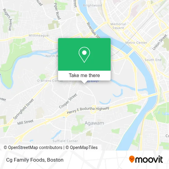 Cg Family Foods map