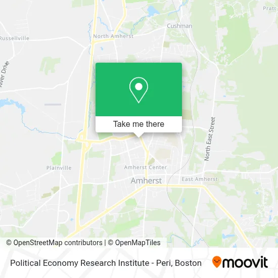 Political Economy Research Institute - Peri map