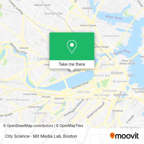 City Science - Mit Media Lab map