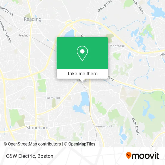 C&W Electric map