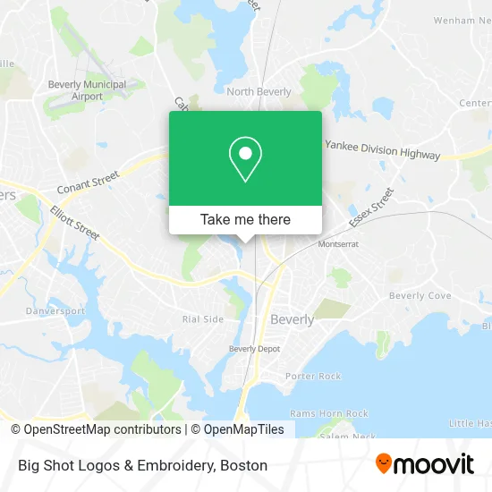 Big Shot Logos & Embroidery map