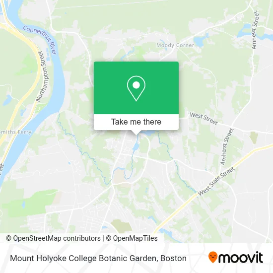 Mount Holyoke College Botanic Garden map