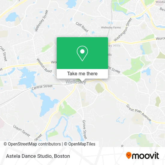 Astela Dance Studio map