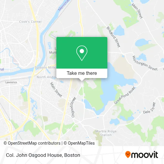 Col. John Osgood House map